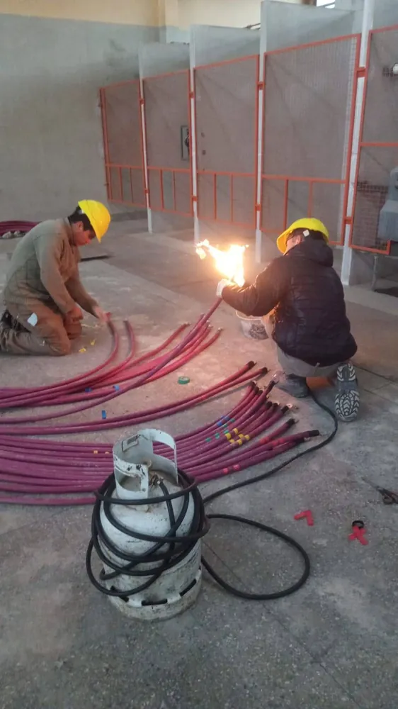 Terminación de cables de potencia
